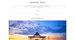 Desktop Screenshot of emanuelhult.com