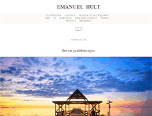 Tablet Screenshot of emanuelhult.com
